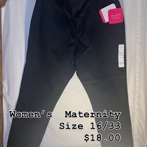 Isabel Maternity by Ingrid & Isabel Classic Black Leggings